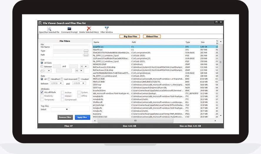 Delete junk files using a third-party software 