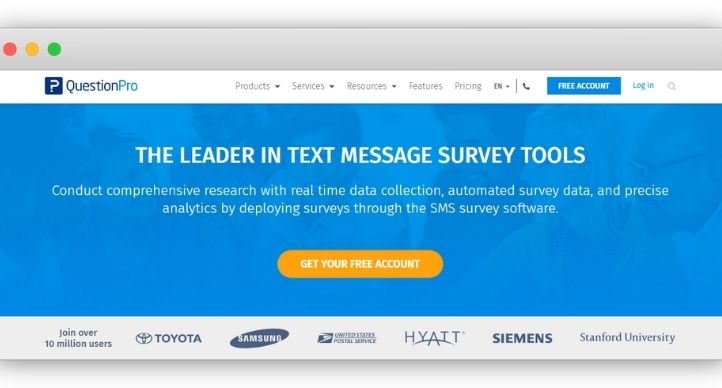 QuestionPro SMS Survey Software