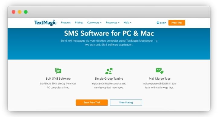 TextMagic SMS Survey Software