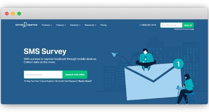 Survey Sparrow SMS Survey Software