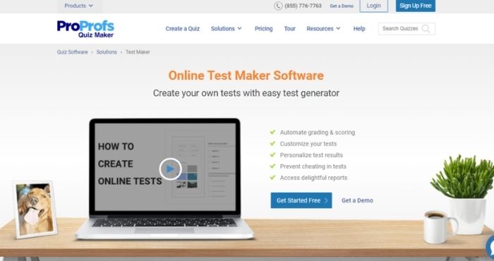 ProProfs Test Maker Software