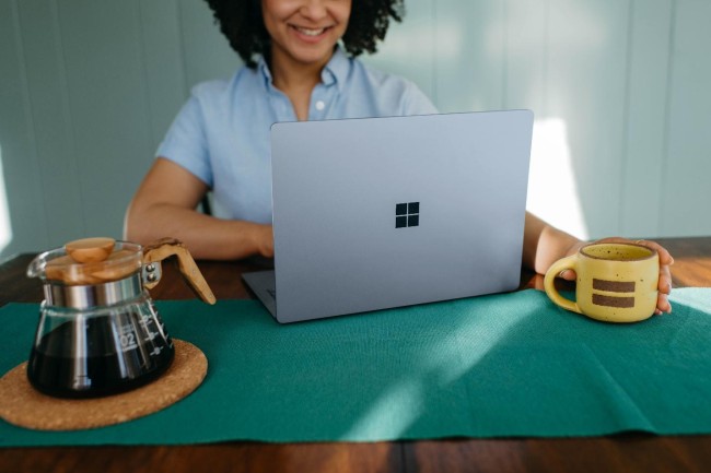 Women Using Windows Laptop
