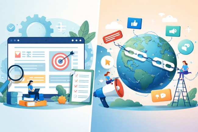 On-Page Vs Off-Page SEO