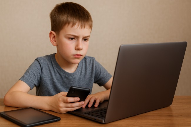 Children Using Devices