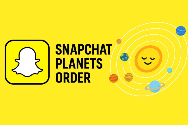 Snapchat Planets Order