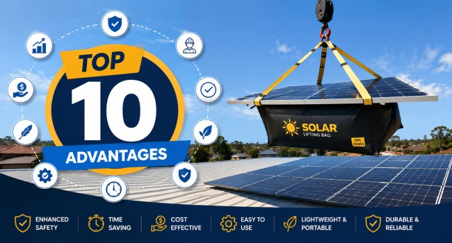 Advantages of Solar Panel Lifting Bags
