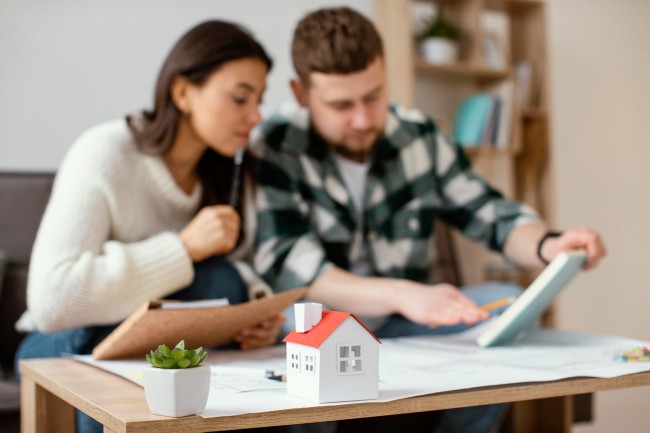 Couple Checking Home Loan Eligibility